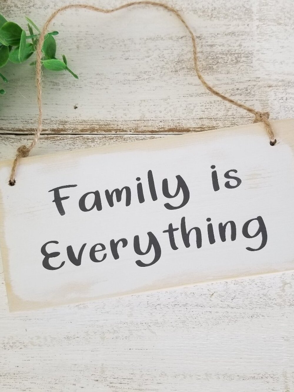 💚 2/$15. Family is Everything Rustic Wooden Sign Handmade